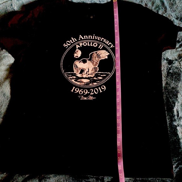 Apollo XI 11 50th Anniversary Eagle Moon Landing Buzz Aldrin Insignia Tee - Picture 10 of 16